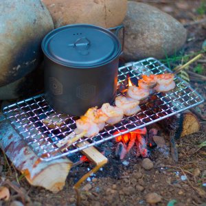 bushcraft grill 2